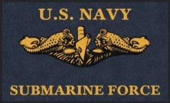 Submarine Force Logo Rug