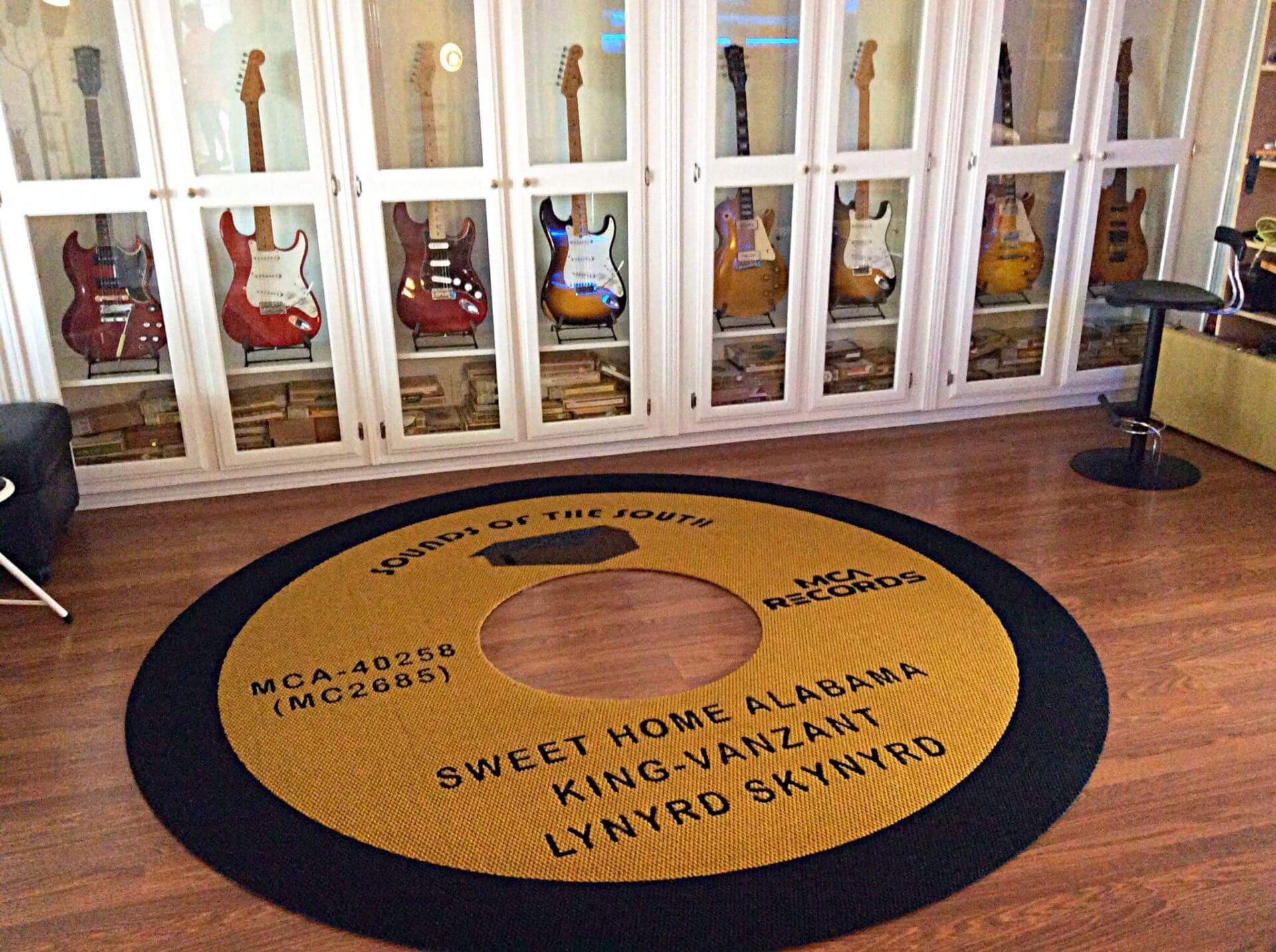 Sweet Home Alabama Record Rug