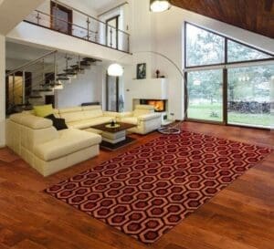Mid Century Modern Custom Rug Inspired by Carpet in The Overlook Hotel from the Movie The Shining