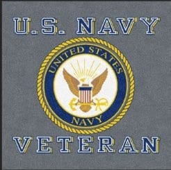 US Navy Veteran Rug