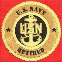 US Navy Retired Rug