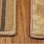 Uneven serged rug edge
