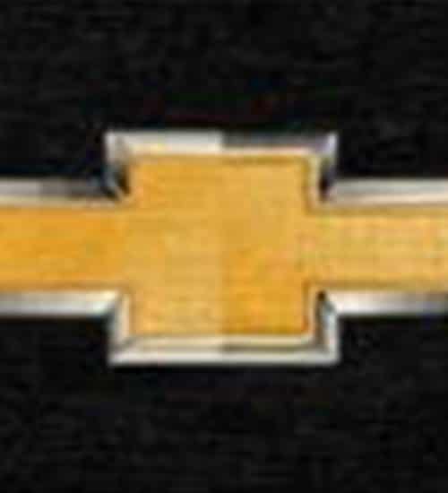 Chevy Bow Tie Logo Rug 2-min