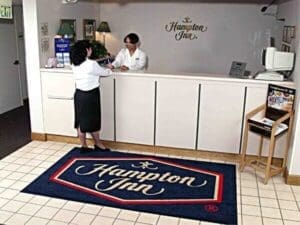 Hampton Inn Custom Personalized Mat