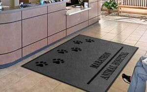 veterinarian custom door mats